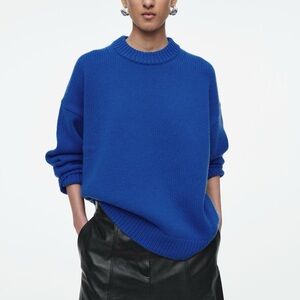 COS cobalt blue sweater